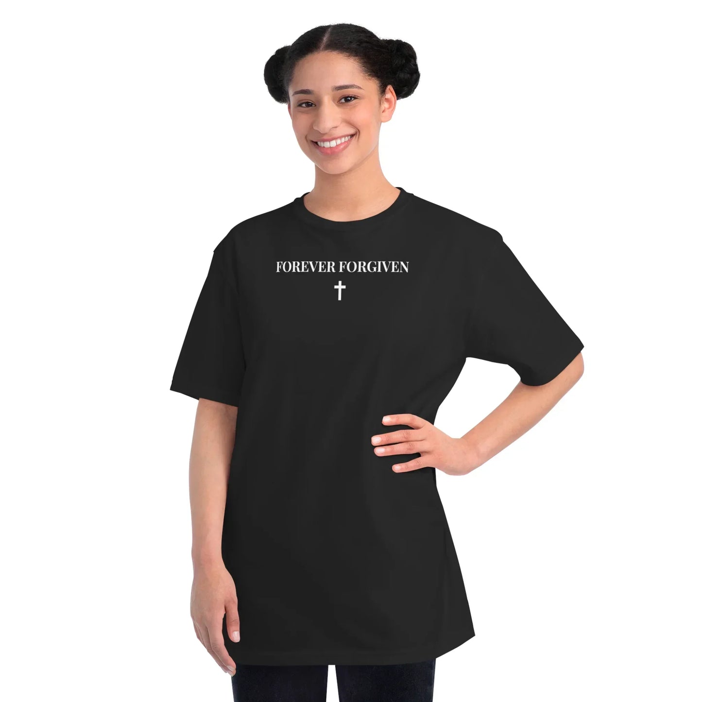 "FOREVER FORGIVEN" Organic Cotton T-Shirt