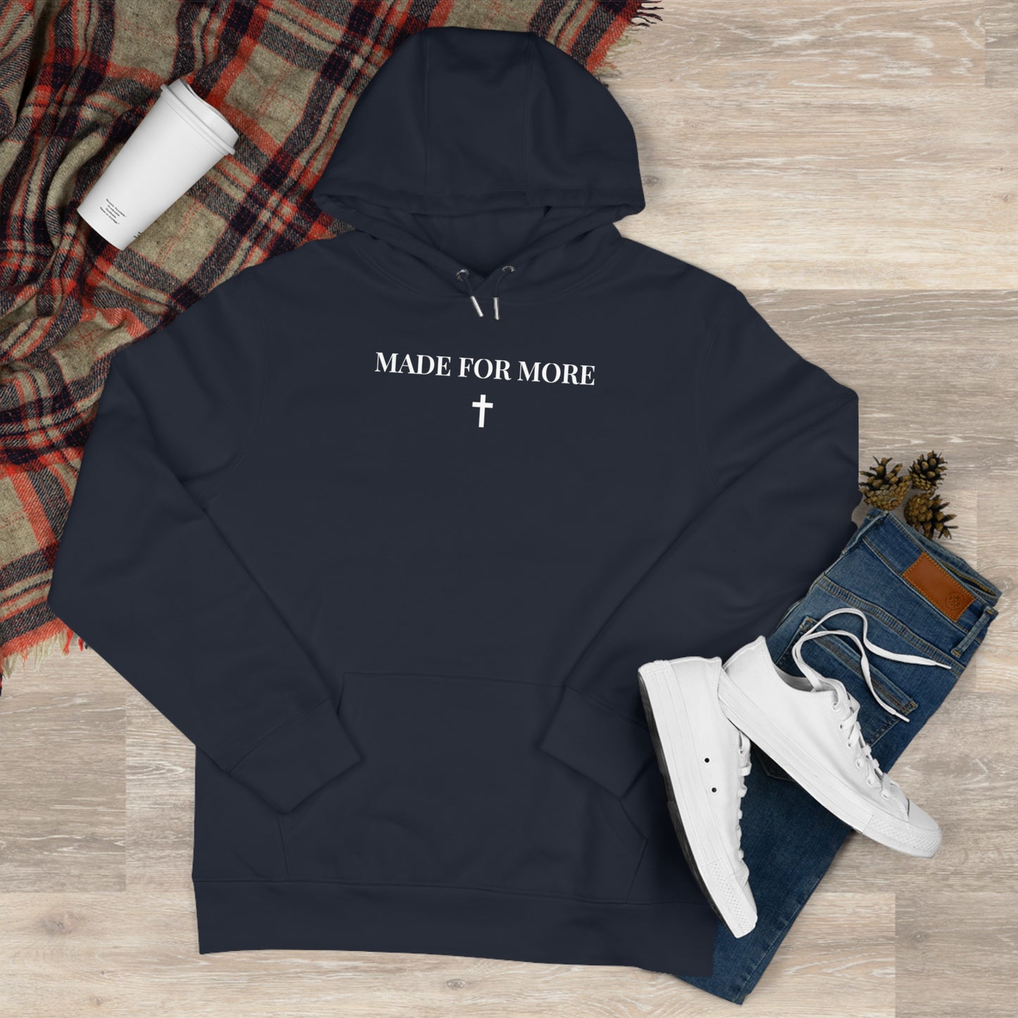 "MADE FOR MORE" Organic Cotton Hoodie - Rose & Rae