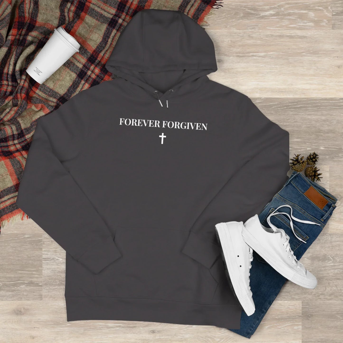 "FOREVER FORGIVEN" Organic Cotton Hoodie - Rose & Rae