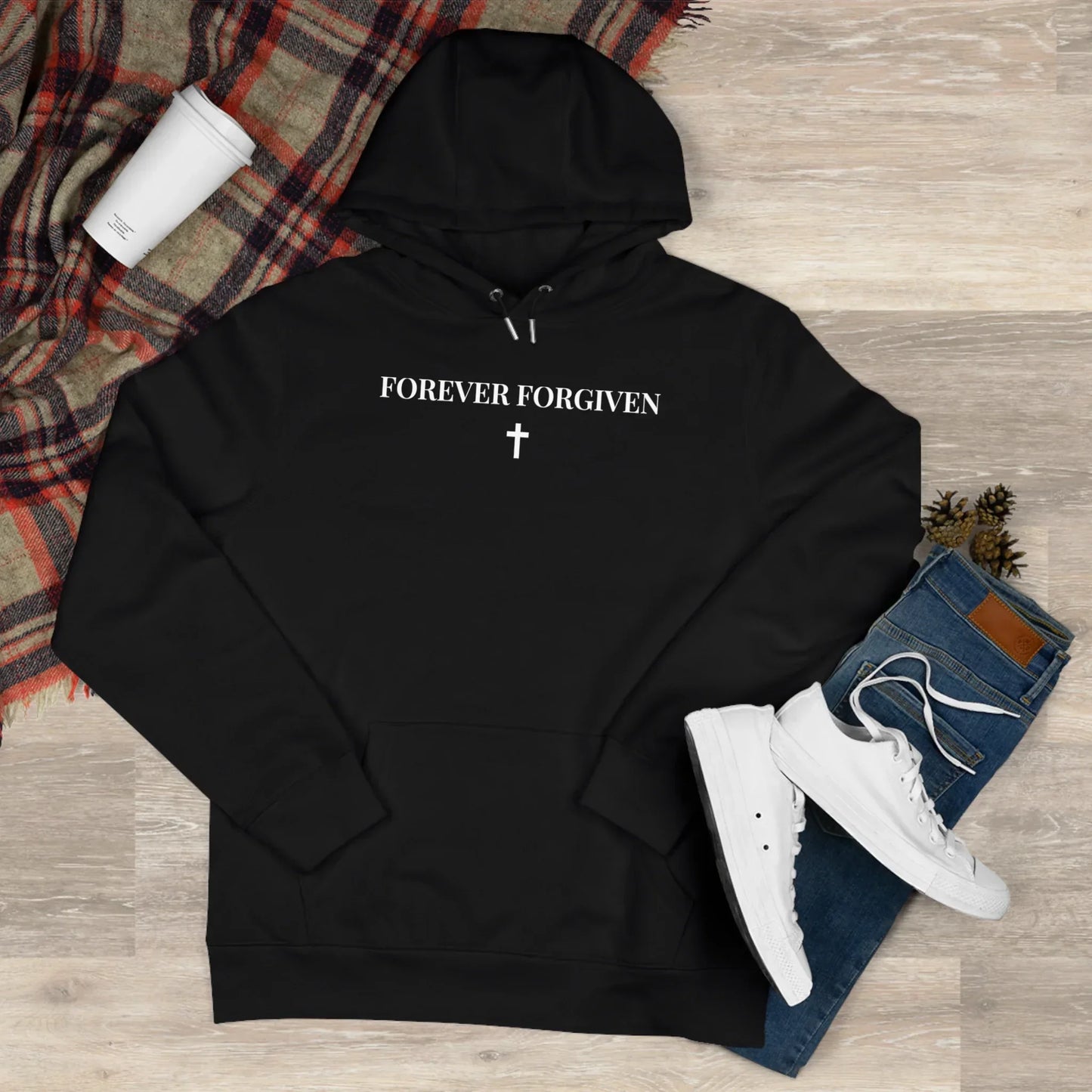 "FOREVER FORGIVEN" Organic Cotton Hoodie - Rose & Rae