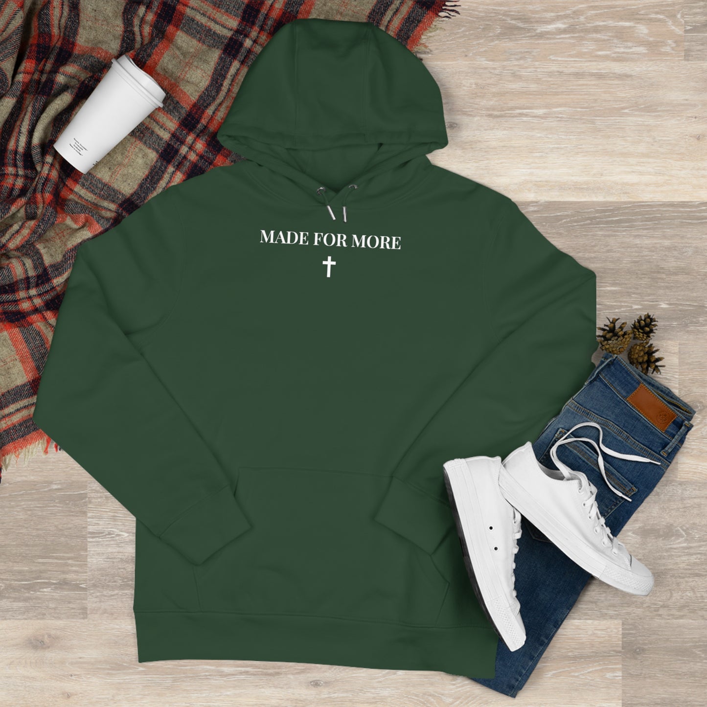 "MADE FOR MORE" Organic Cotton Hoodie - Rose & Rae