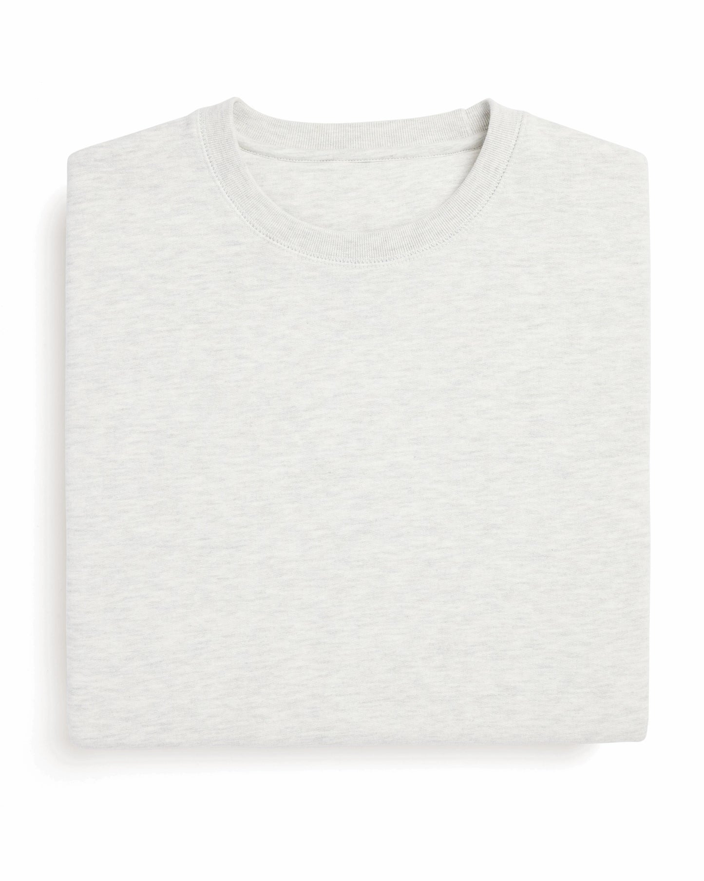 Organic Brushed Cotton Sweatshirt Midweight 12oz Ash Heather - Rose & Rae Threads