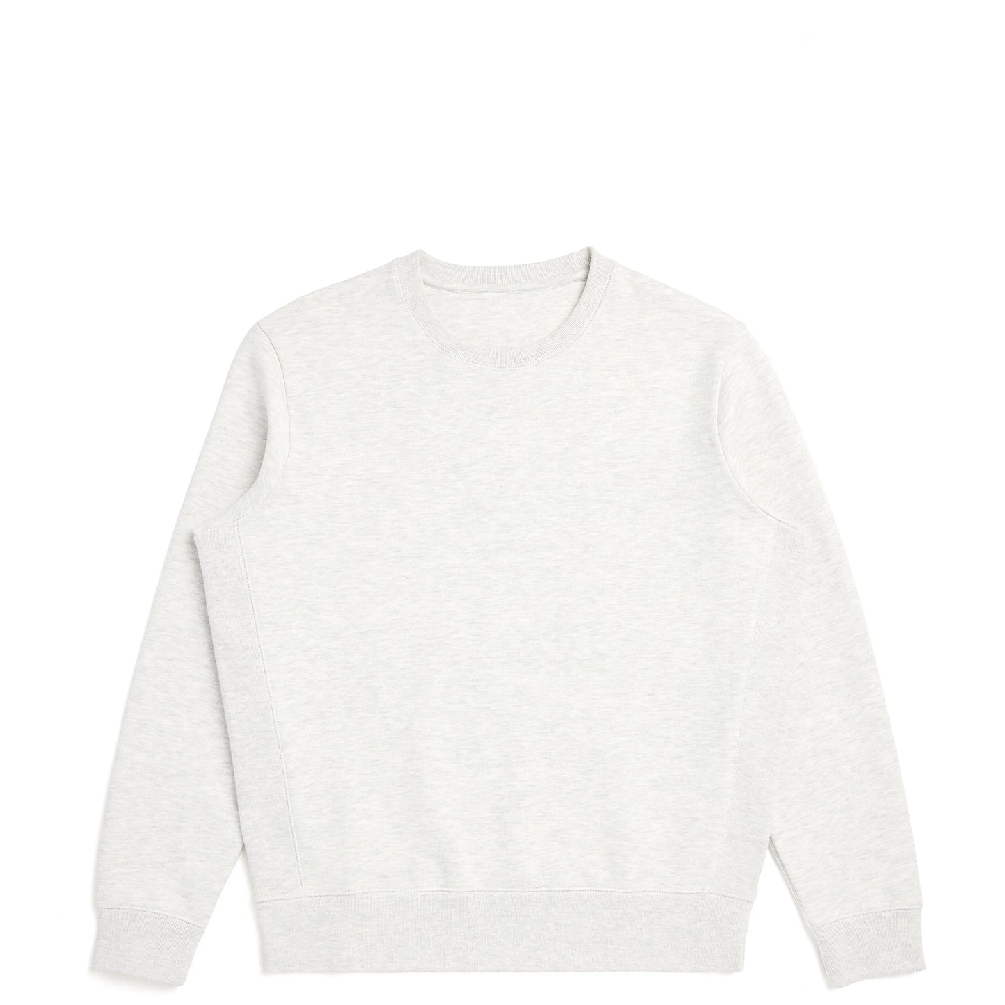 Organic Brushed Cotton Sweatshirt Midweight 12oz Ash Heather - Rose & Rae Threads