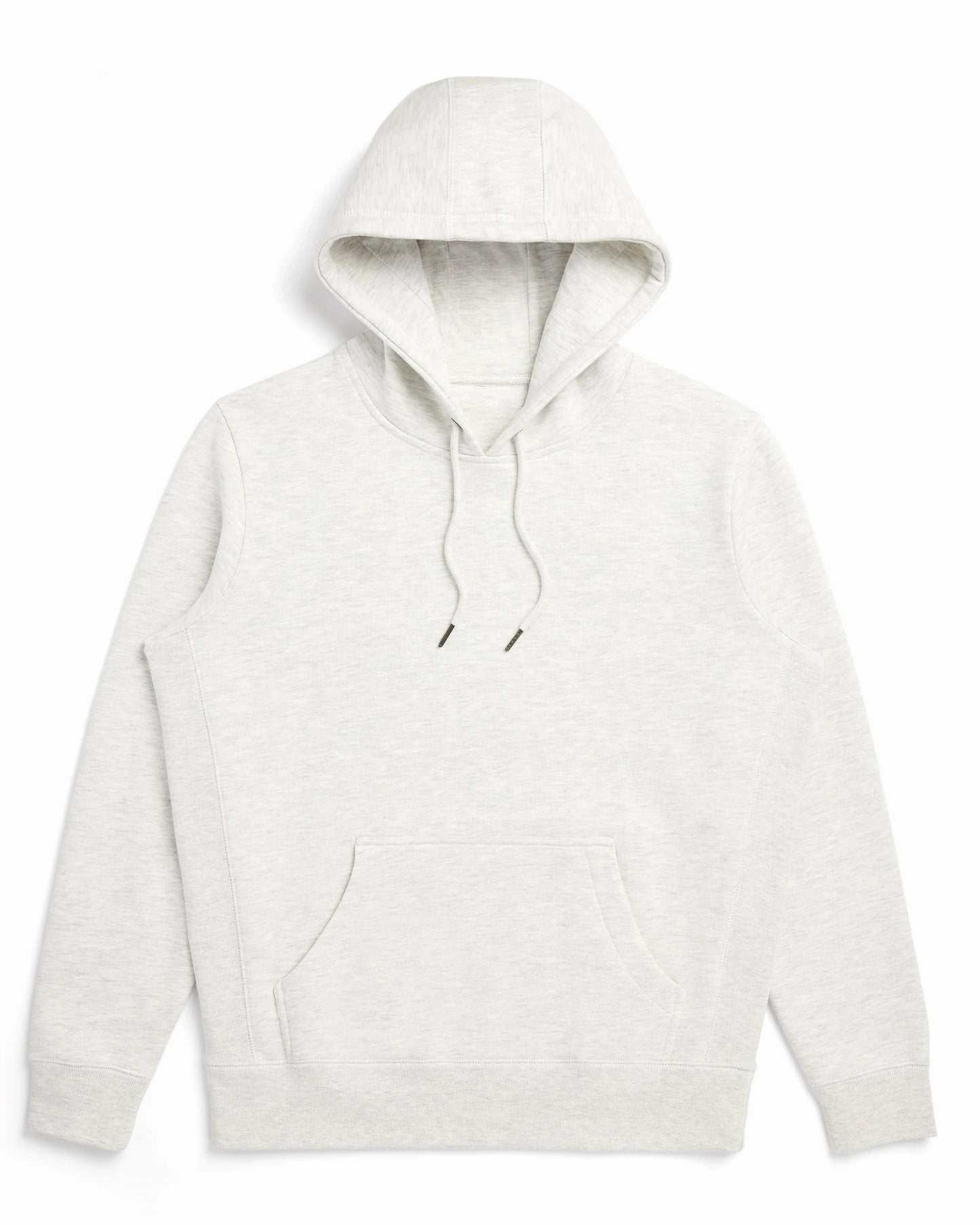 Organic Cotton Hoodie - Midweight 12oz Ash Heather - Rose & Rae Threads
