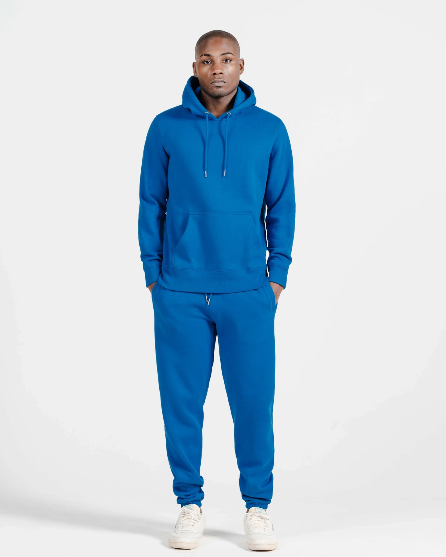 Organic Cotton Hoodie Midweight 12oz French Blue - Rose & Rae Threads