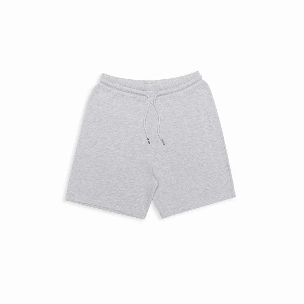 Organic Cotton French Terry Shorts - Heather Grey - Rose & Rae Threads