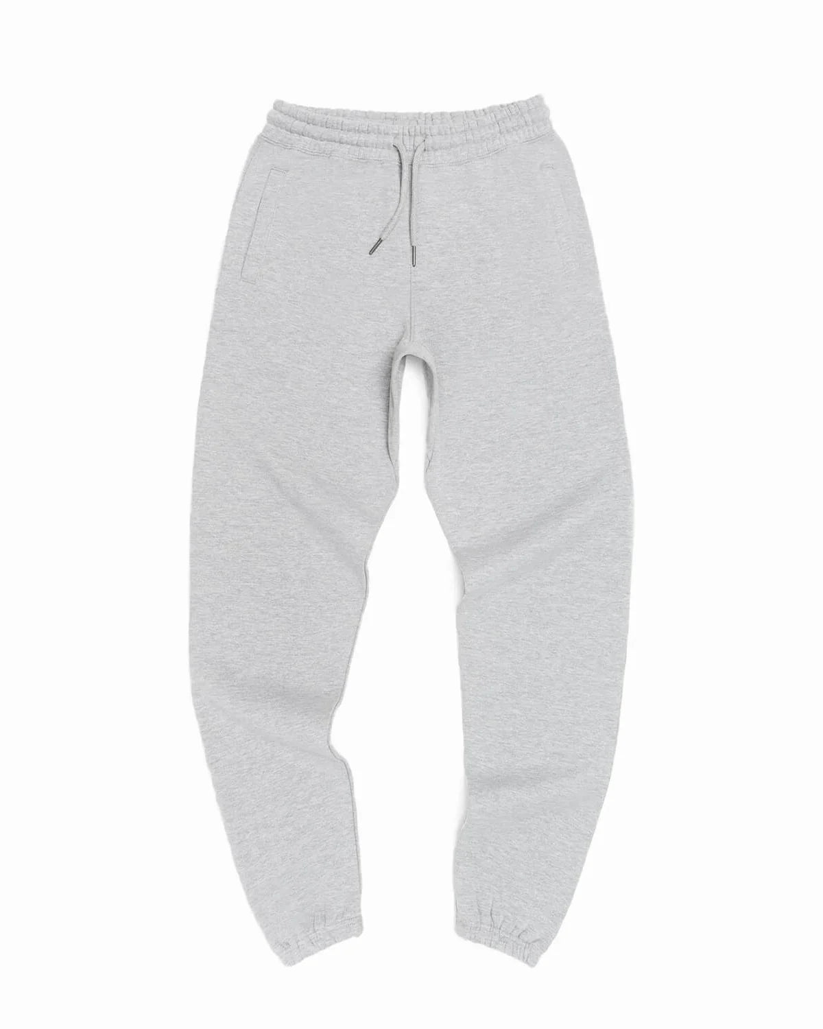 Organic Brushed Cotton Sweatpants - Heather Grey - Rose & Rae Threads