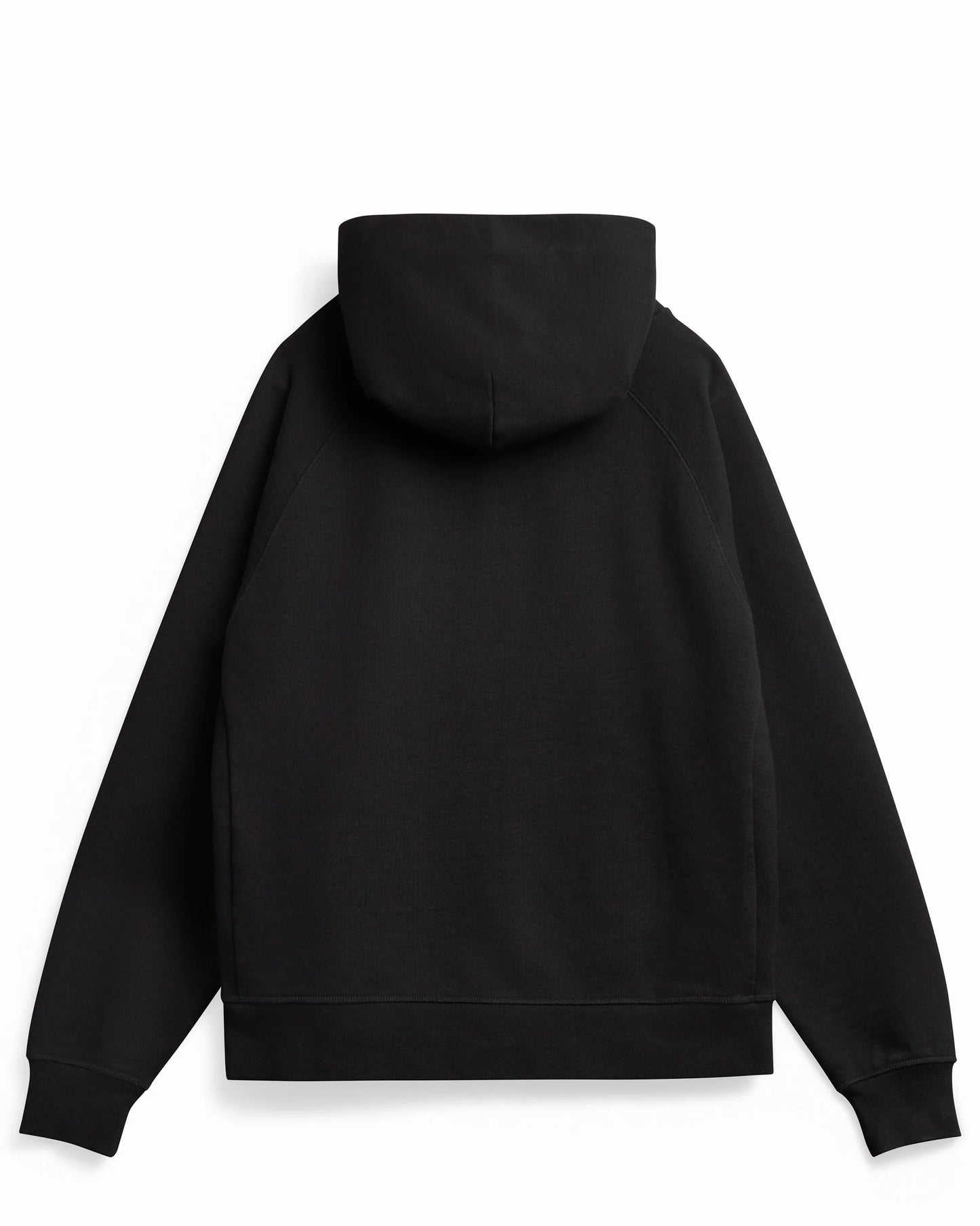 Organic Cotton French Terry Hoodie Heavyweight 15oz Black - Rose & Rae Threads