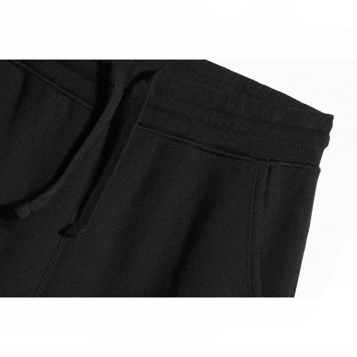 Organic Brushed Cotton Sweatpants - Black