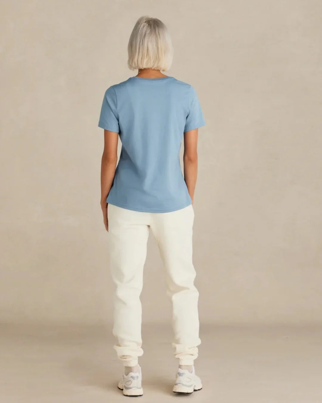 Women's SUPIMA® Cotton T-Shirt, Cloudy Blue - Rose & Rae Threads