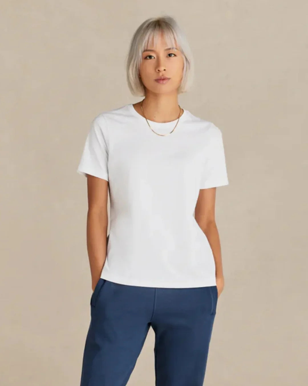 Women's SUPIMA® Cotton T-Shirt, White - Rose & Rae Threads