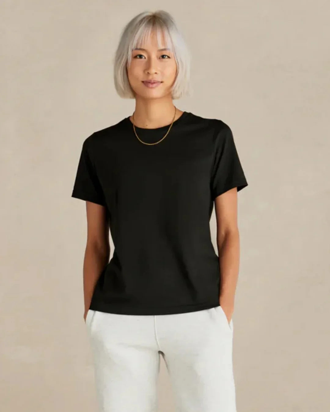 Women's SUPIMA® Cotton T-Shirt, Black - Rose & Rae Threads