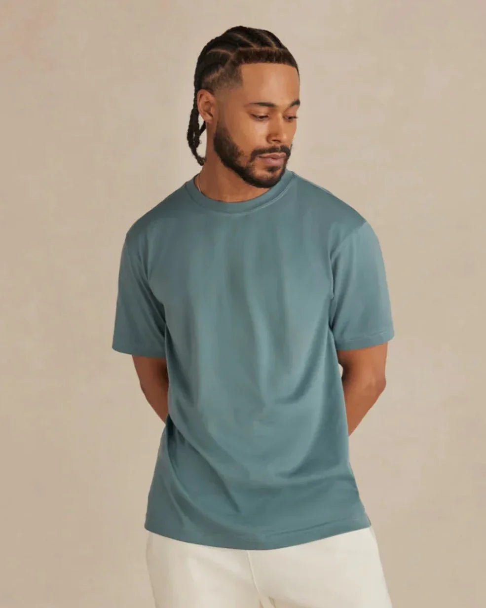 Unisex SUPIMA® Cotton T-Shirt - Baltic - Rose & Rae Threads