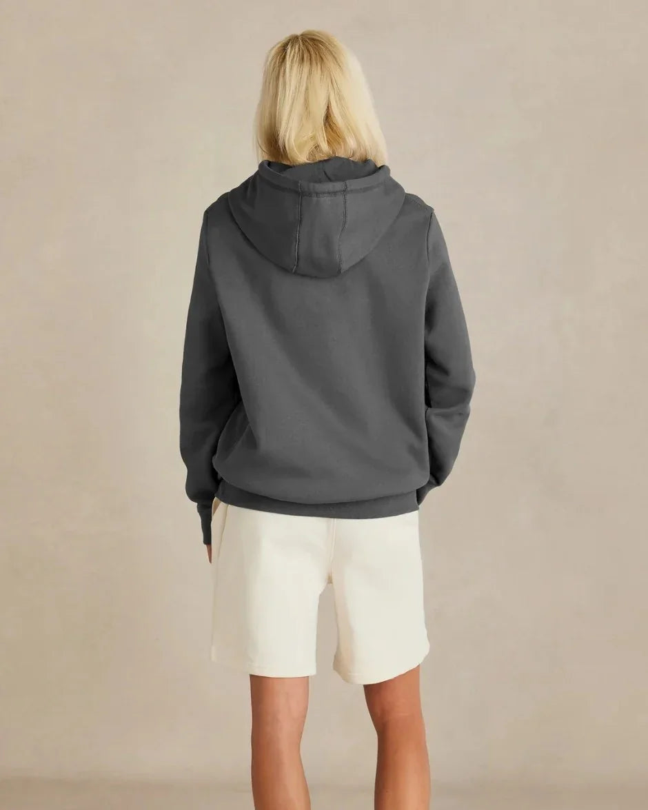 Organic Cotton Hoodie - Midweight 12oz Slate - Rose & Rae Threads