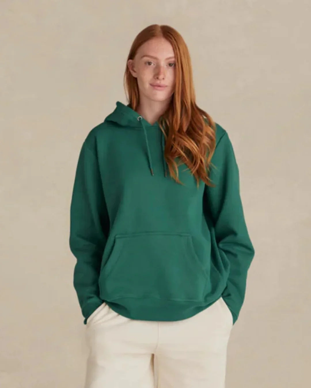 Organic Cotton Hoodie Midweight 12oz Bayberry - Rose & Rae Threads