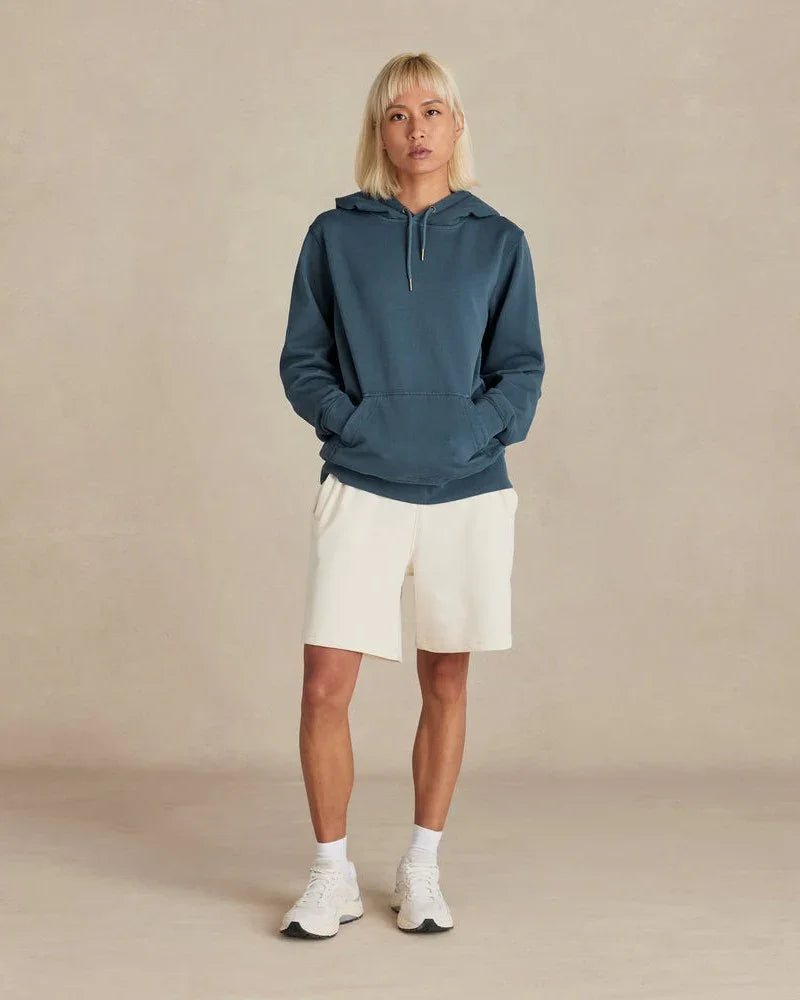 Organic Cotton French Terry Hoodie Midweight 10oz - Seaside - Rose & Rae Threads