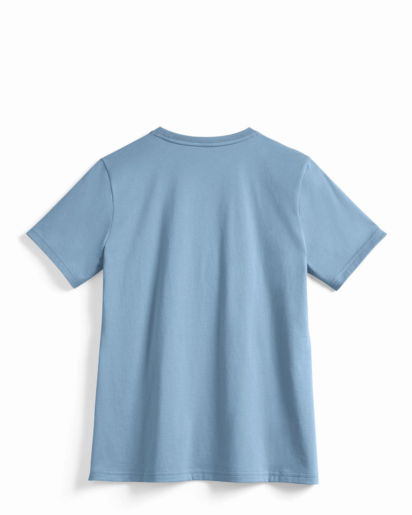 Women's SUPIMA® Cotton T-Shirt, Cloudy Blue - Rose & Rae Threads