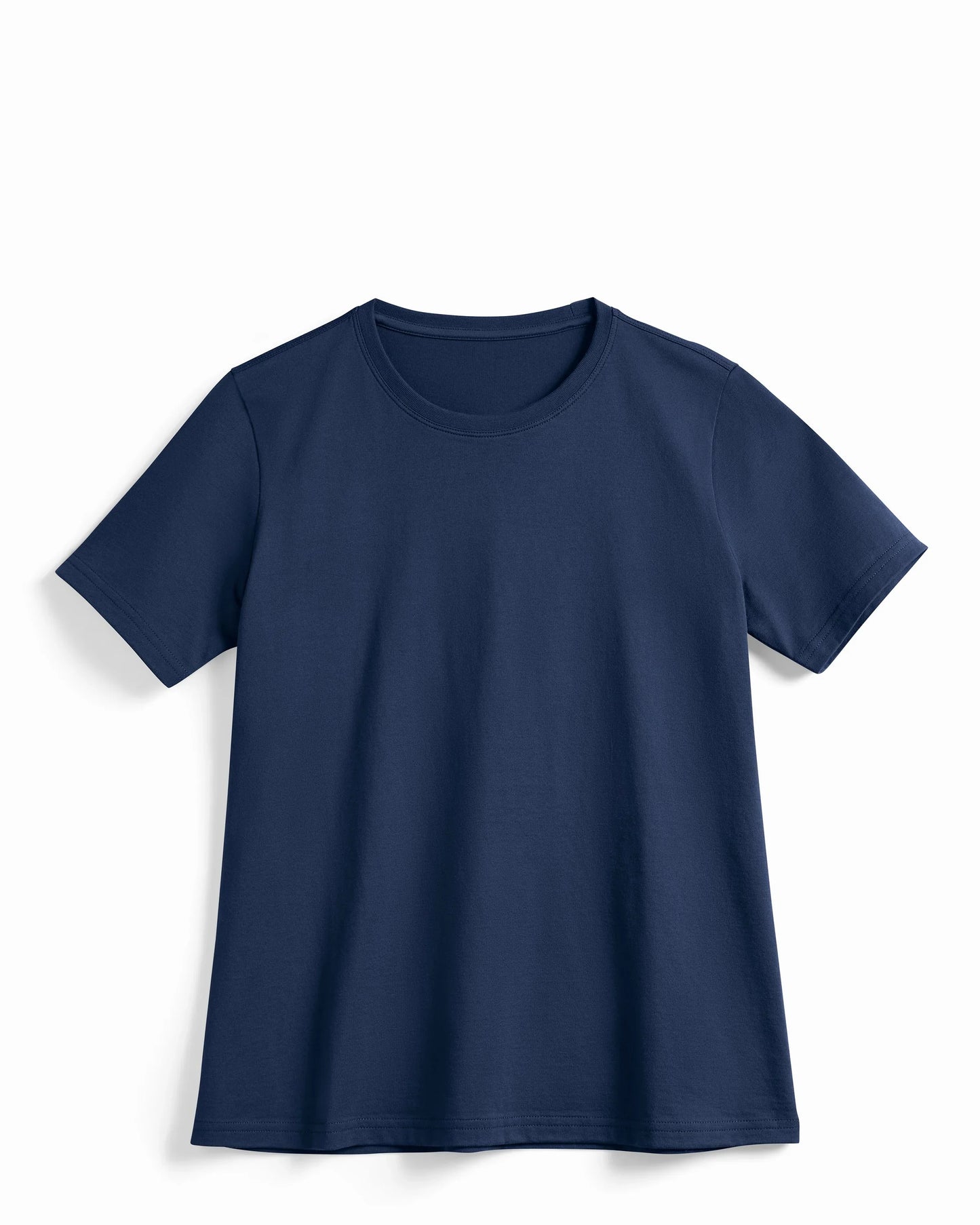 Women's SUPIMA® Cotton T-Shirt, Navy - Rose & Rae Threads