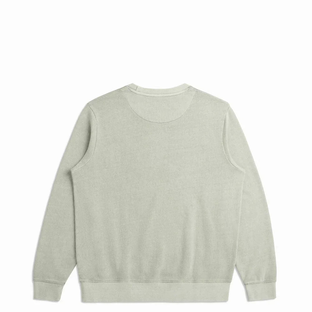 Organic Cotton French Terry Crewneck - Midweight 10oz Sage - Rose & Rae Threads