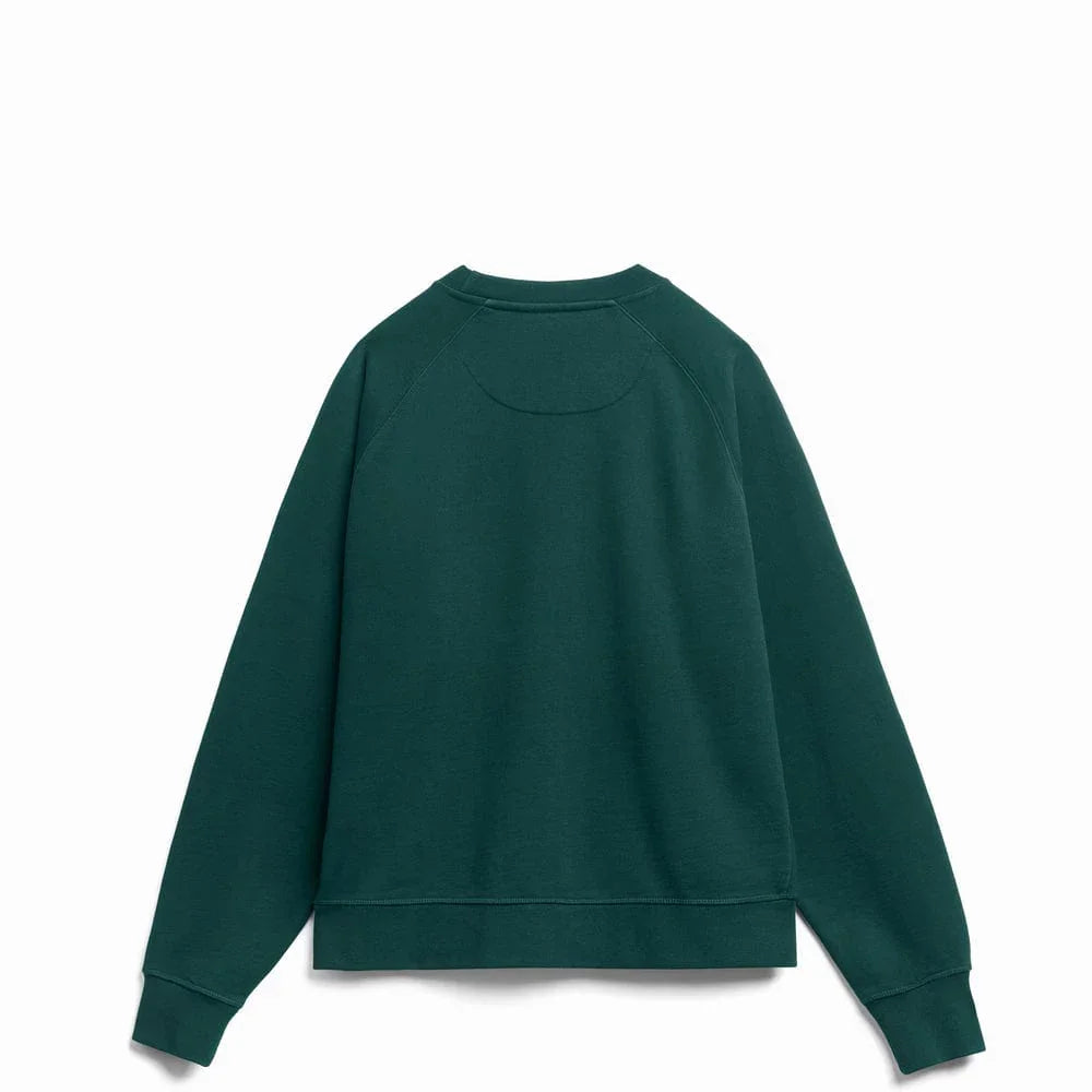 Organic Cotton French Terry Crewneck Heavyweight 15oz Ivy - Rose & Rae Threads