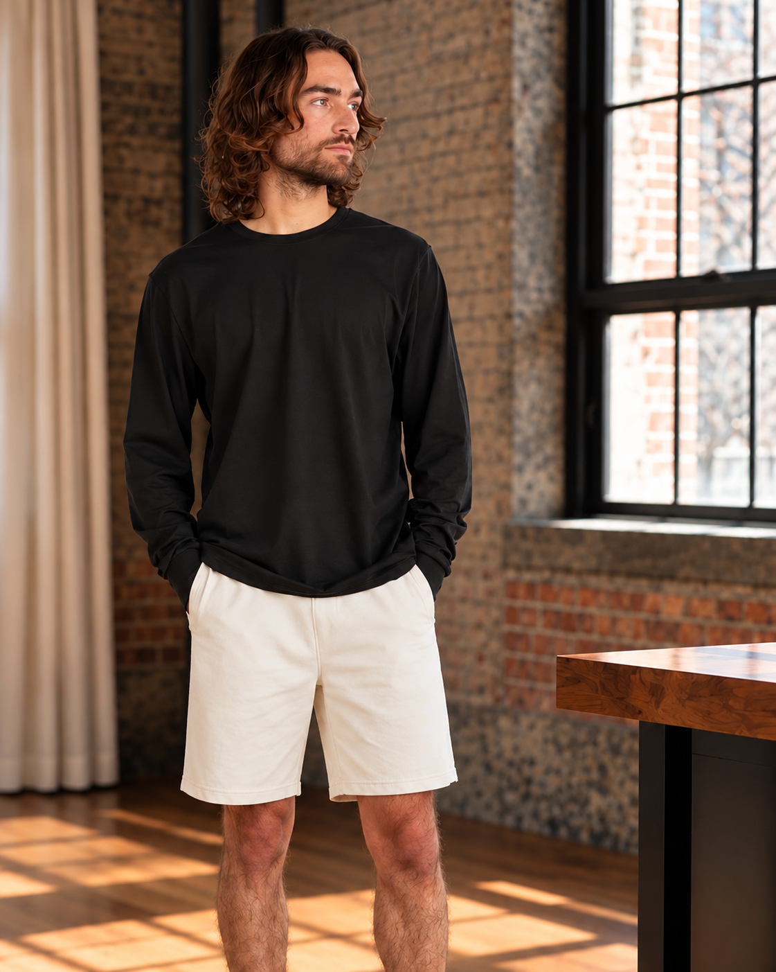 SUPIMA® Cotton Long Sleeve Coed T-Shirt