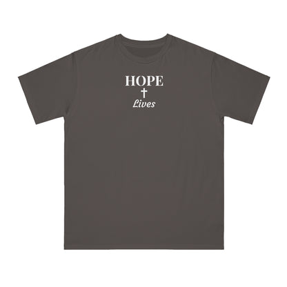 Organic Cotton "HOPE Lives" Tee - Faith, Hope & Love Inspired - Rose & Rae Threads