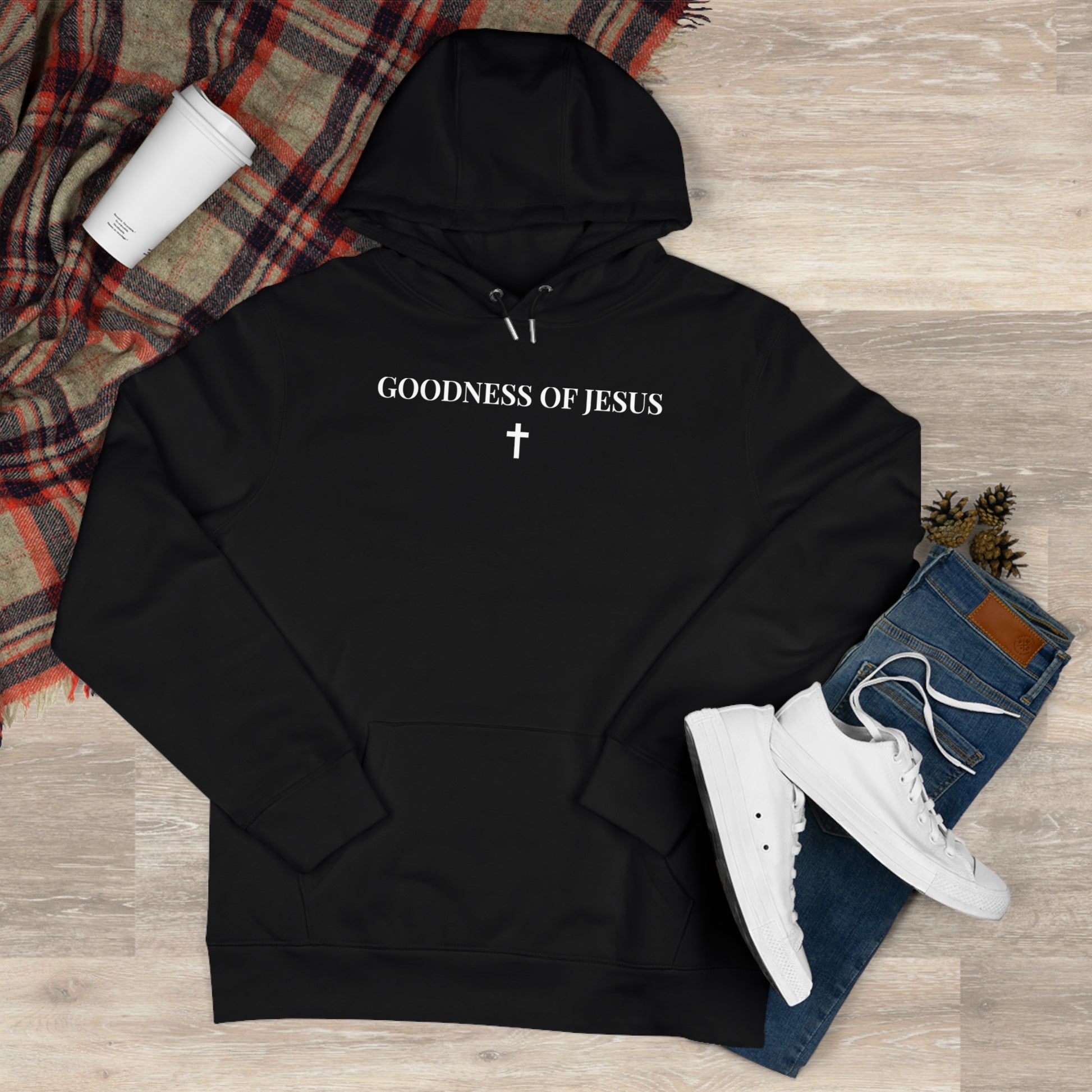 "GOODNESS OF JESUS" Organic Cotton Hoodie - Rose & Rae