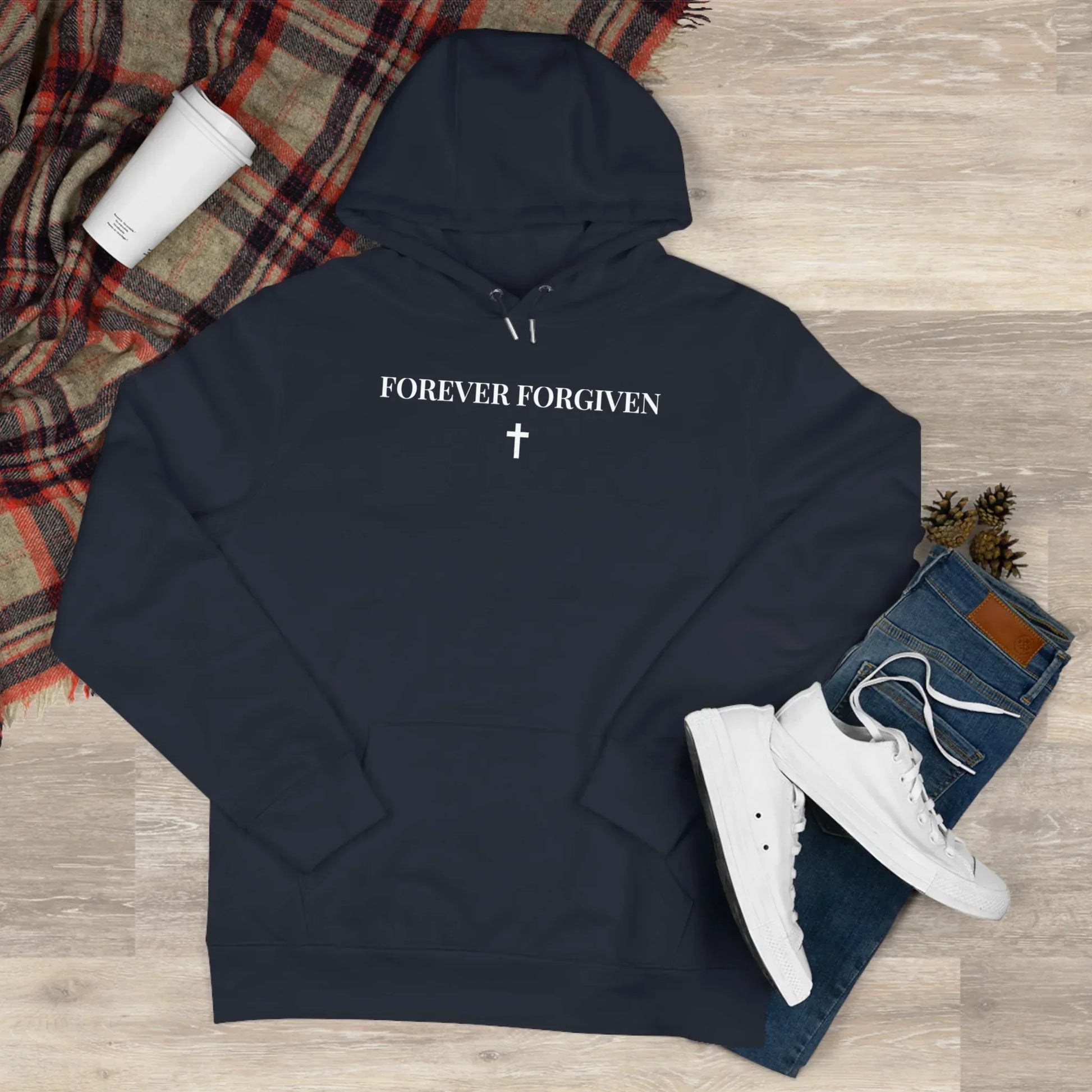 "FOREVER FORGIVEN" Organic Cotton Hoodie - Rose & Rae