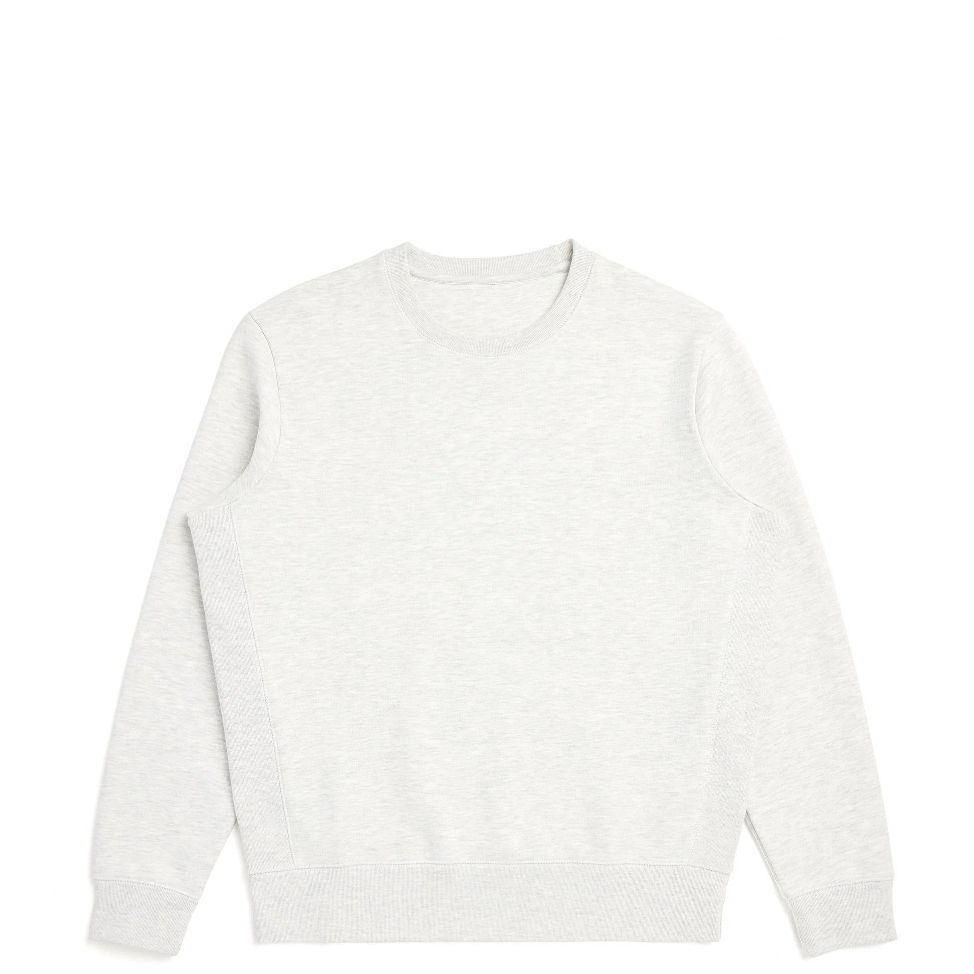 Organic Brushed Cotton Sweatshirt Midweight 12oz Ash Heather - Rose & Rae Threads