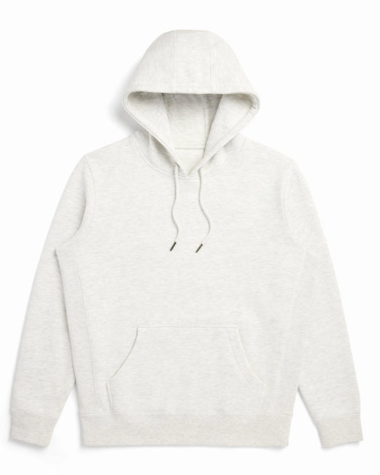 Organic Cotton Hoodie - Midweight 12oz Ash Heather - Rose & Rae Threads