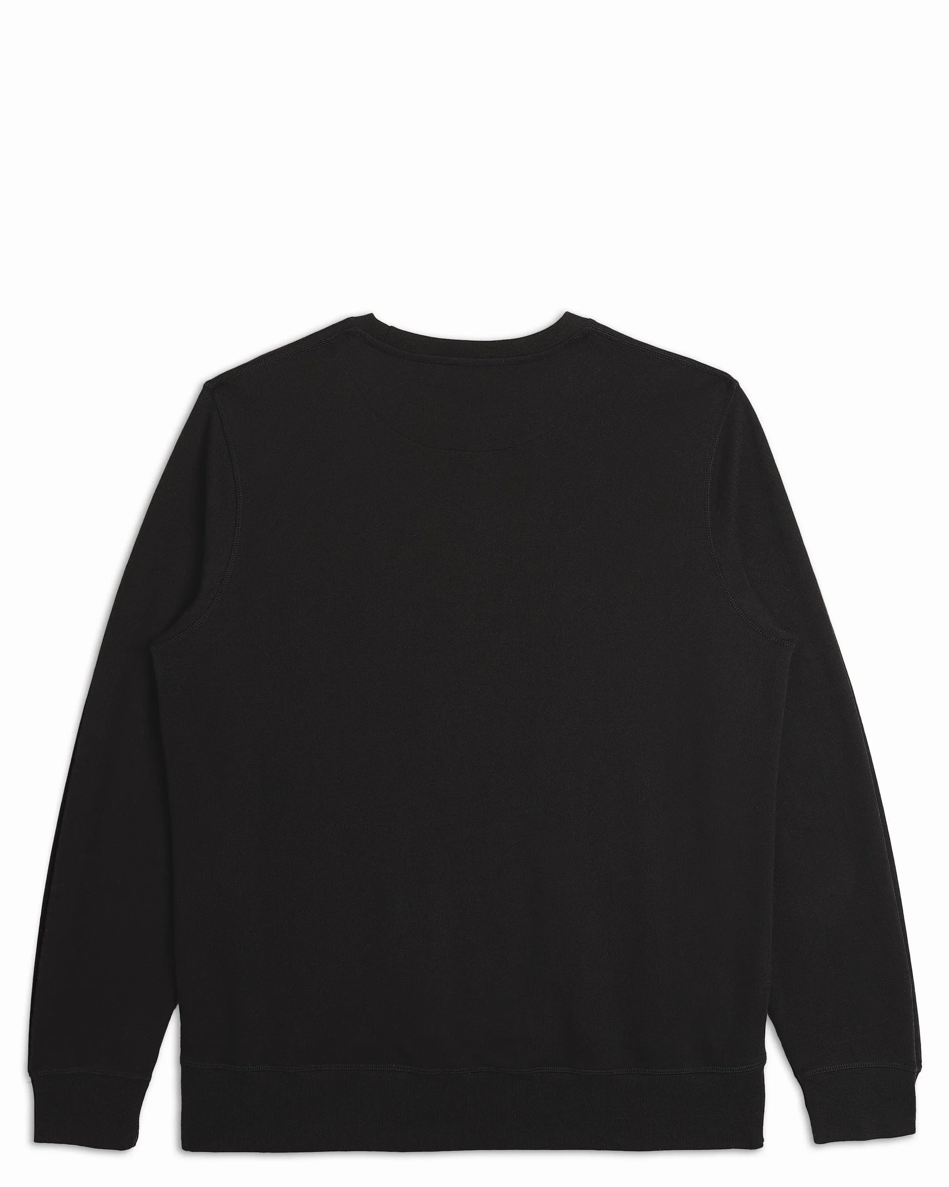 Organic Cotton French Terry Crewneck Midweight 10oz Black - Rose & Rae Threads