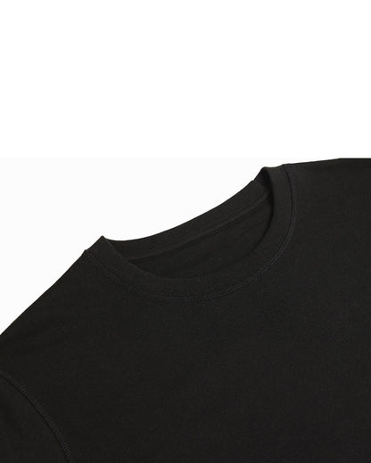 Organic Cotton French Terry Crewneck Midweight 10oz Black - Rose & Rae Threads