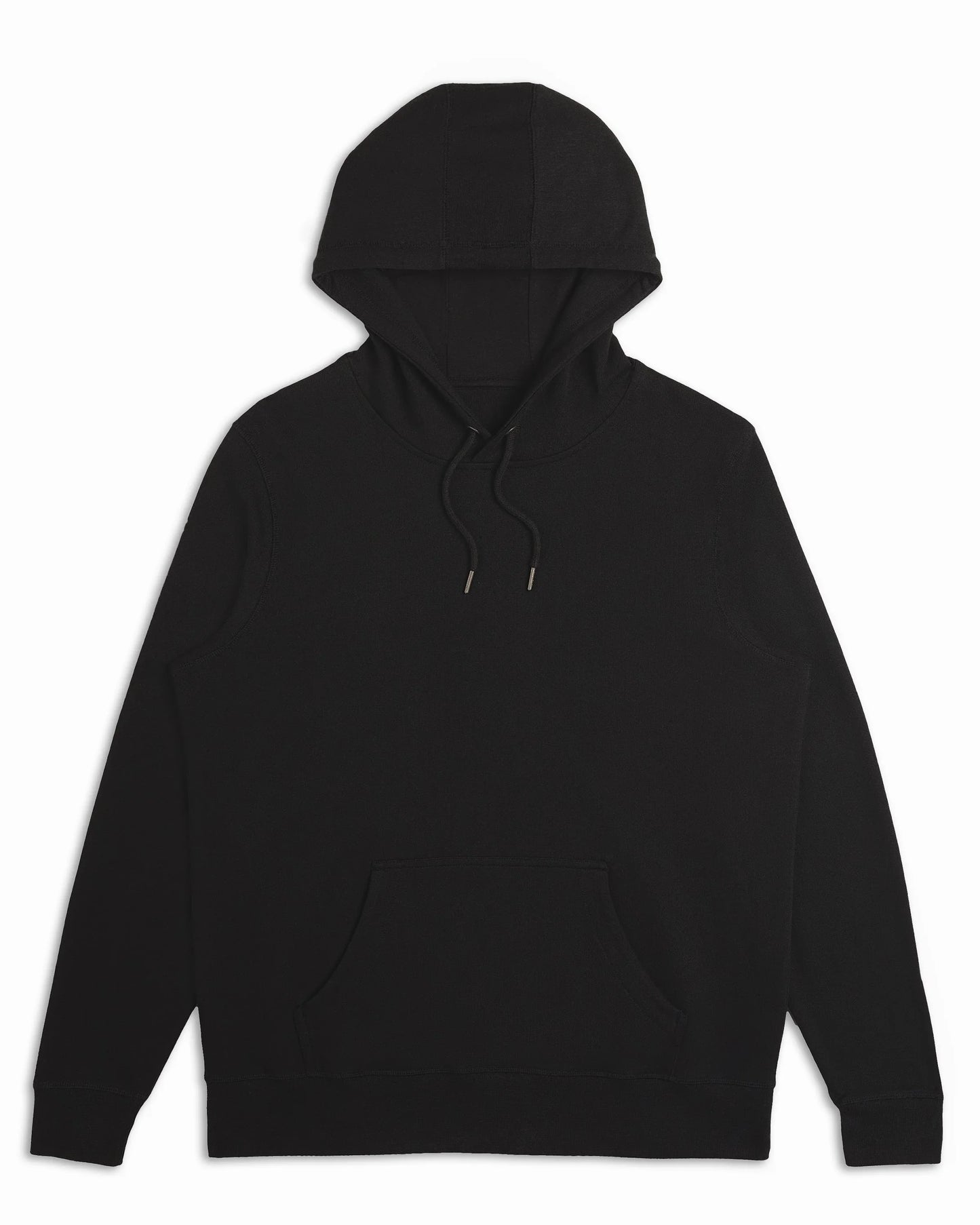 Organic Cotton French Terry Hoodie Midweight 10oz Black - Rose & Rae