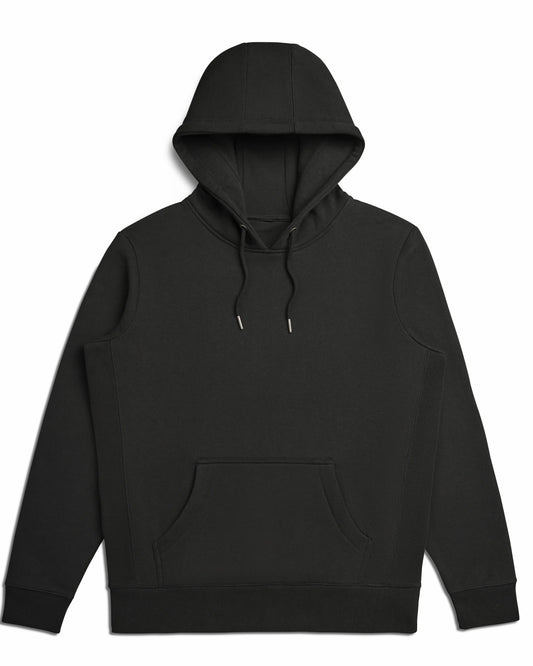 Organic Cotton Hoodie - Midweight 12oz Black - Rose & Rae Threads