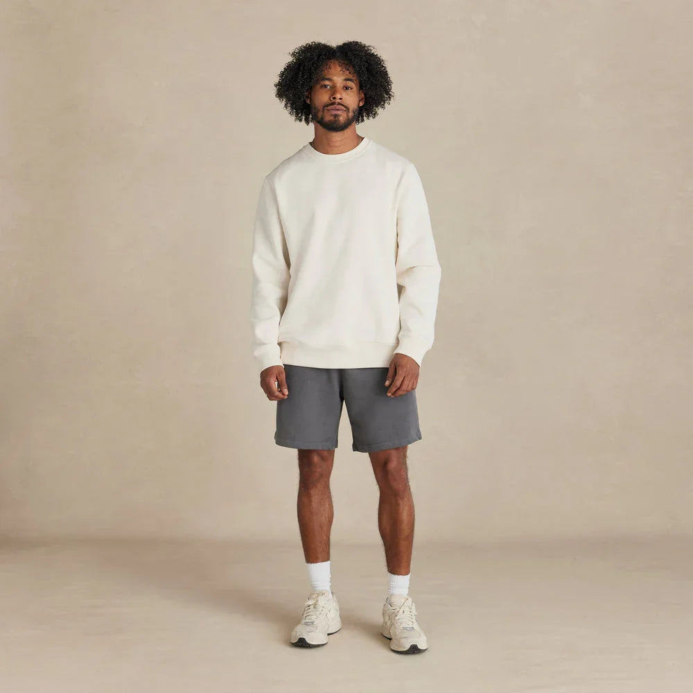 Organic Cotton French Terry Shorts - Slate - Rose & Rae Threads