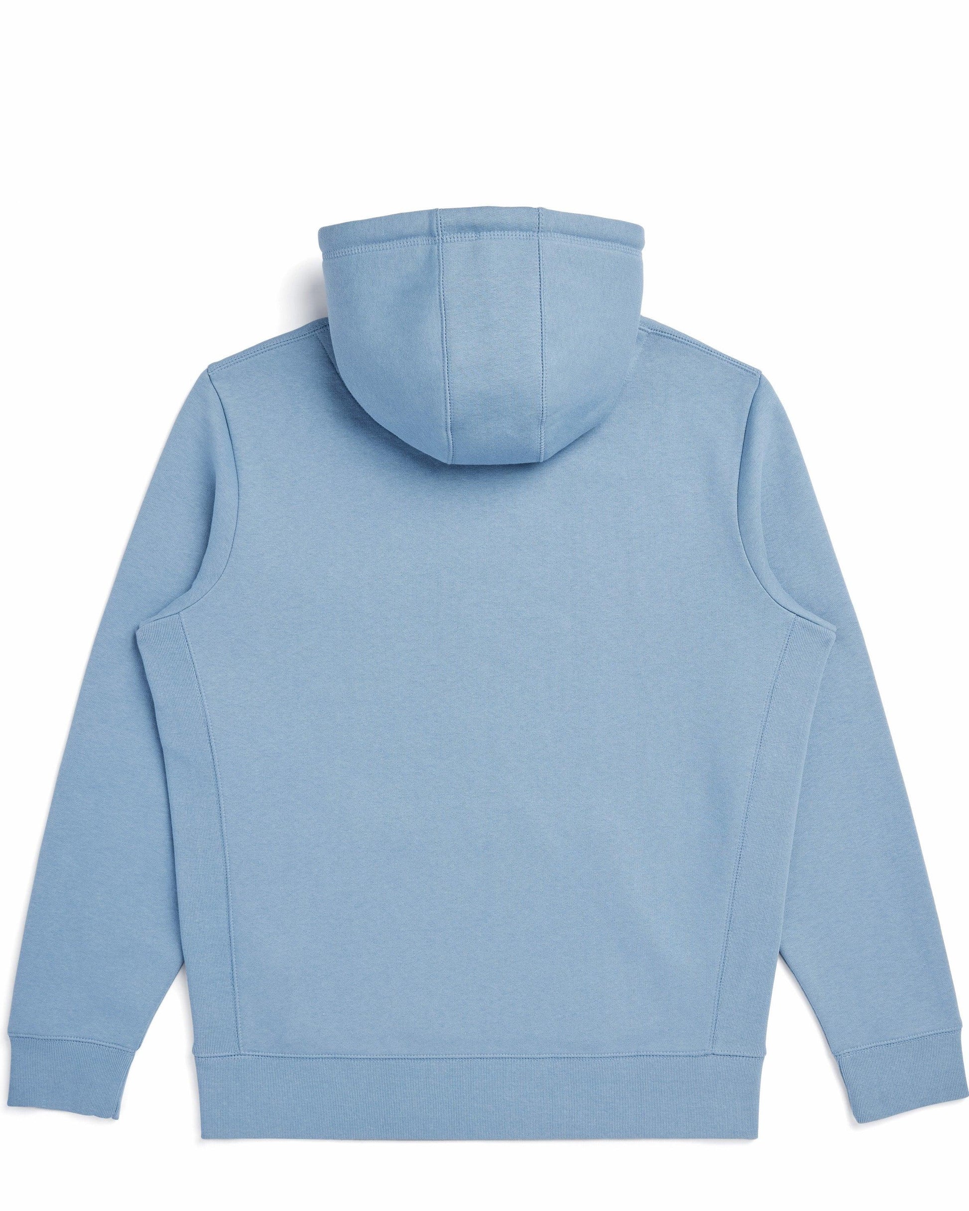 Organic Cotton Hoodie Midweight 12oz - Cloudy Blue - Rose & Rae Threads
