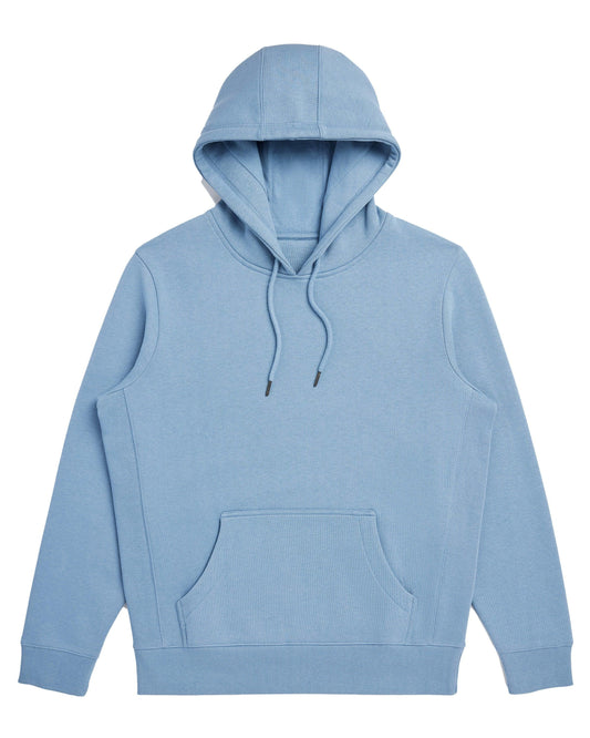 Organic Cotton Hoodie Midweight 12oz - Cloudy Blue - Rose & Rae Threads