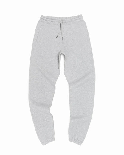Organic Brushed Cotton Sweatpants - Heather Grey - Rose & Rae Threads