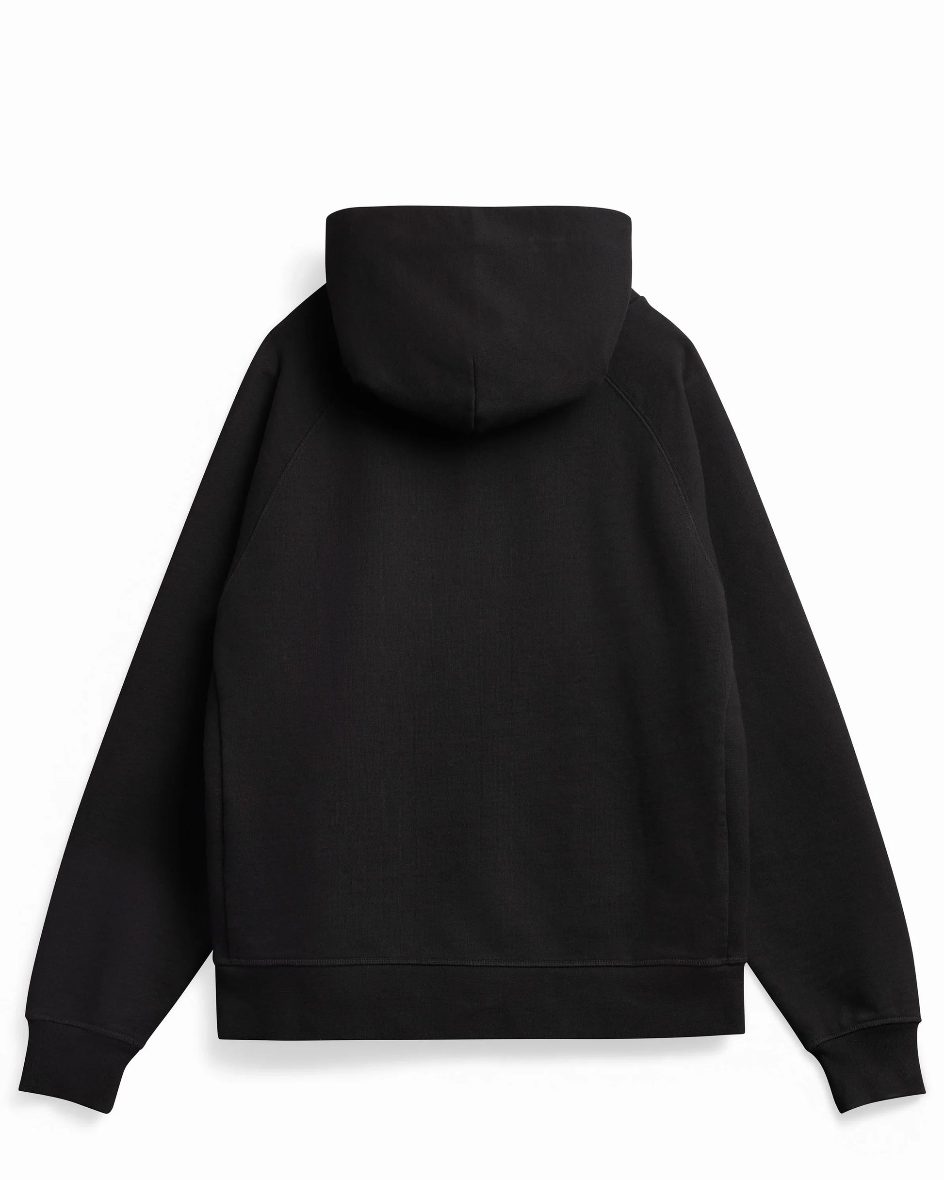 Organic Cotton French Terry Hoodie Heavyweight 15oz Black - Rose & Rae