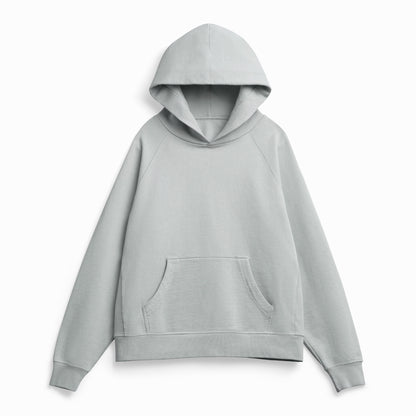 Organic Cotton French Terry Hoodie Heavyweight 15oz Natural - Rose & Rae