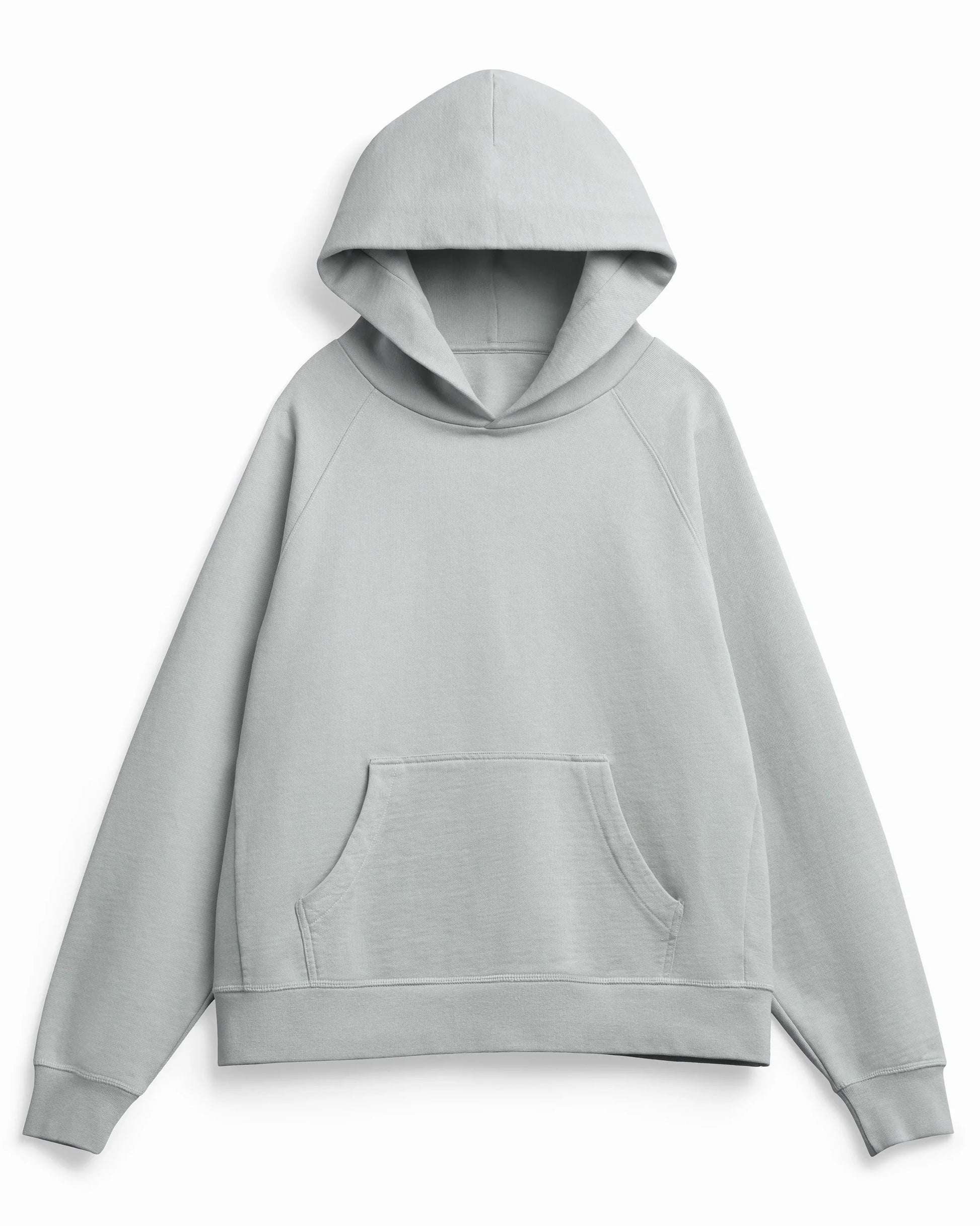 Organic Cotton French Terry Hoodie Heavyweight 15oz Mineral - Rose & Rae Threads
