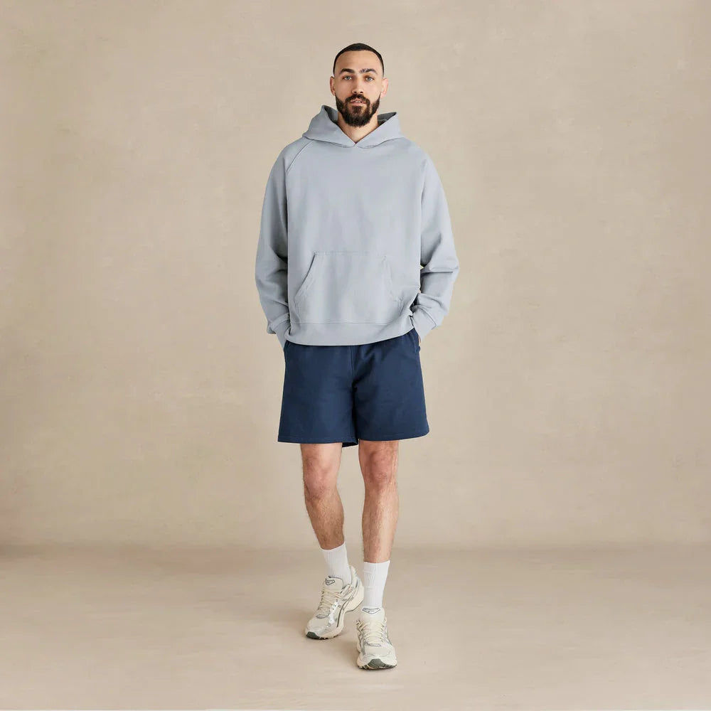 Organic Cotton French Terry Shorts - Navy - Rose & Rae Threads