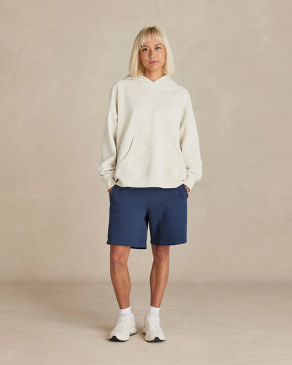 Organic Cotton French Terry Hoodie Heavyweight 15oz Natural - Rose & Rae