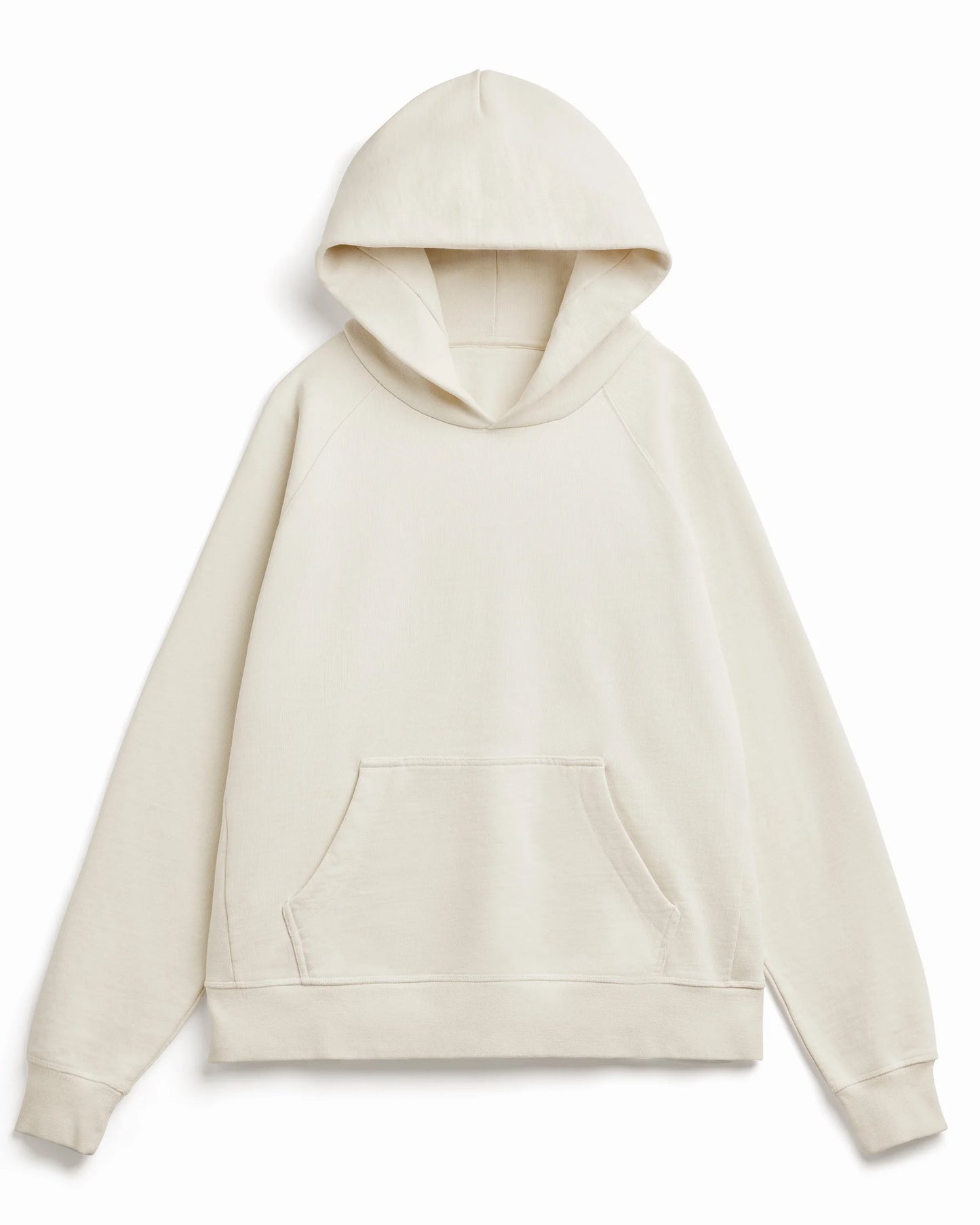 Organic Cotton French Terry Hoodie Heavyweight 15oz Natural - Rose & Rae