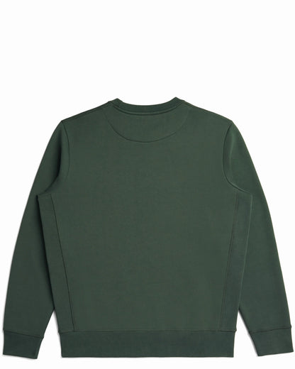 Organic Brushed Cotton Crewneck - Midweight 12oz Ivy - Rose & Rae