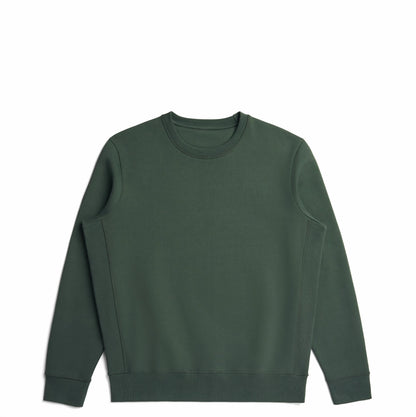 Organic Brushed Cotton Crewneck - Midweight 12oz Ivy - Rose & Rae