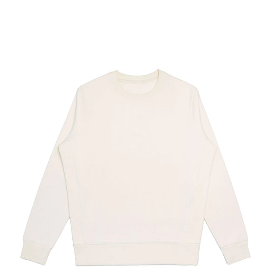 Organic Brushed Cotton Crewneck - Midweight 12oz Natural - Rose & Rae Threads