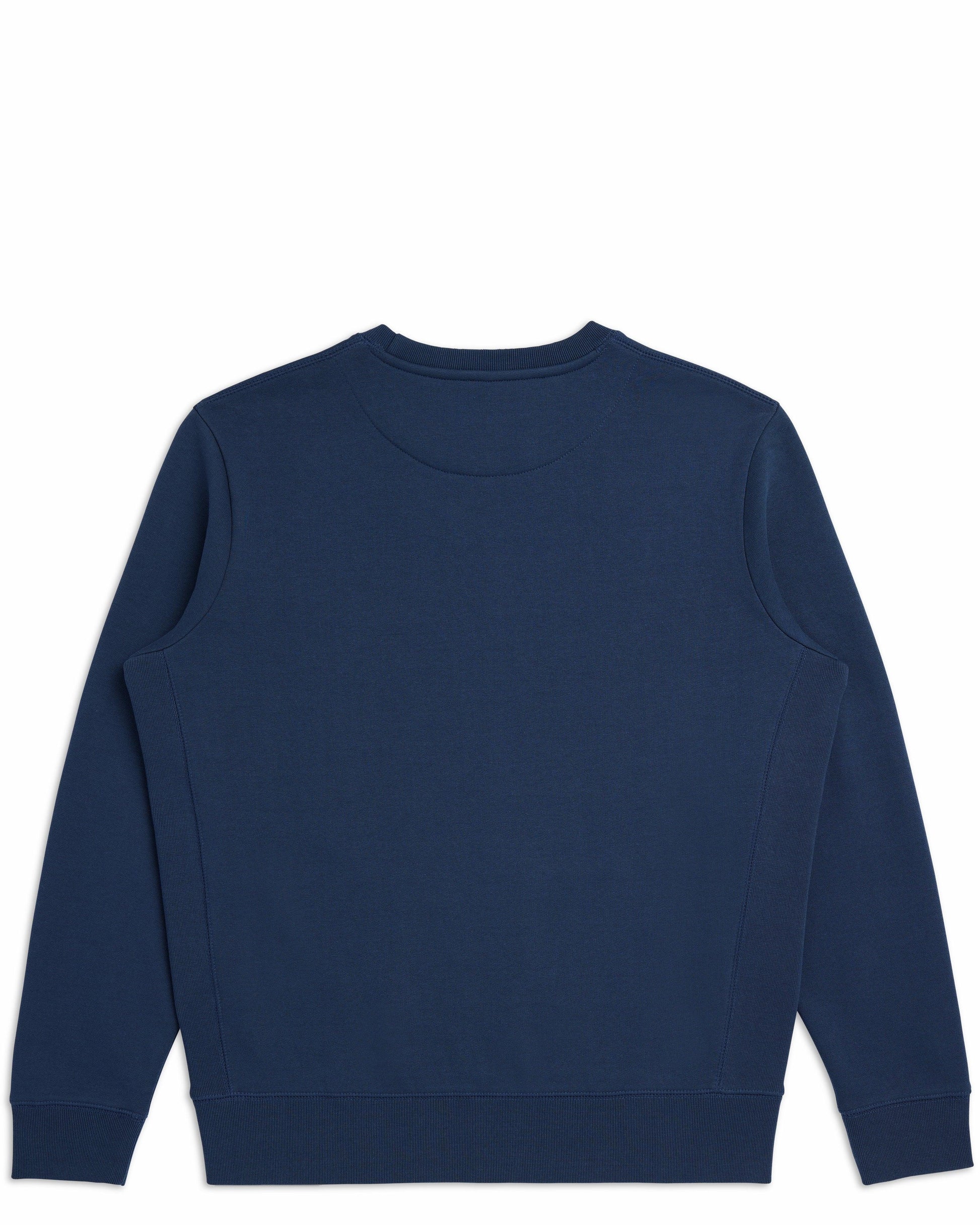 Organic Brushed Cotton Crewneck, Midweight 12oz Ocean Navy - Rose & Rae