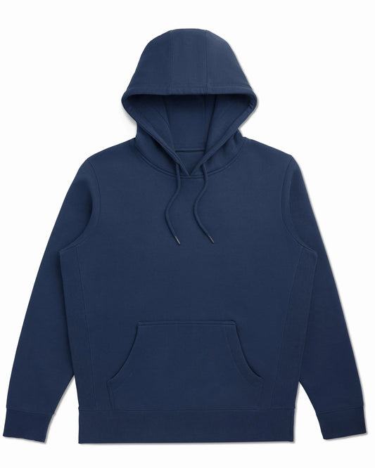 Organic Cotton Hoodie - Midweight 12oz Navy - Rose & Rae Threads