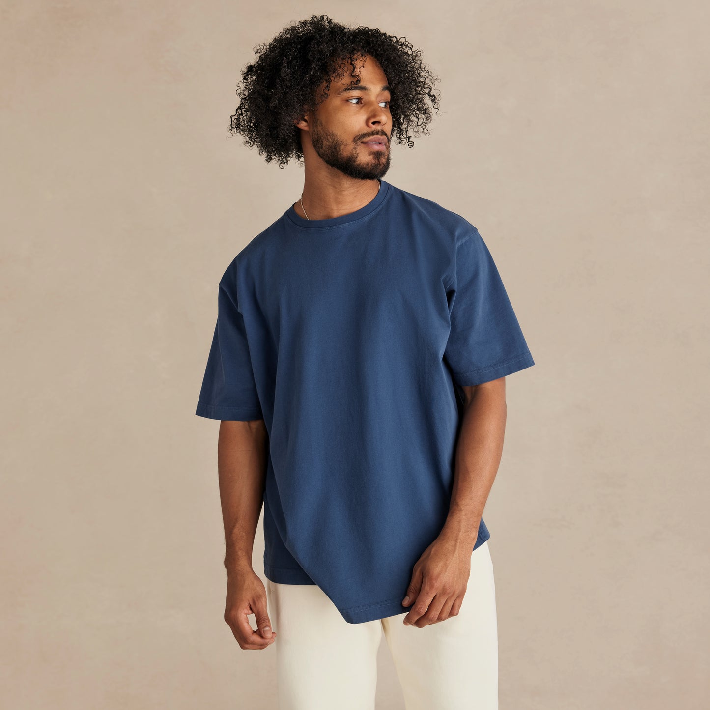 Coed Organic Cotton Heavyweight T-Shirt | Aegean